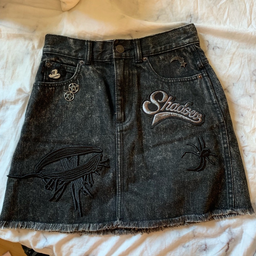 MARC JACOBS denim mini skirt